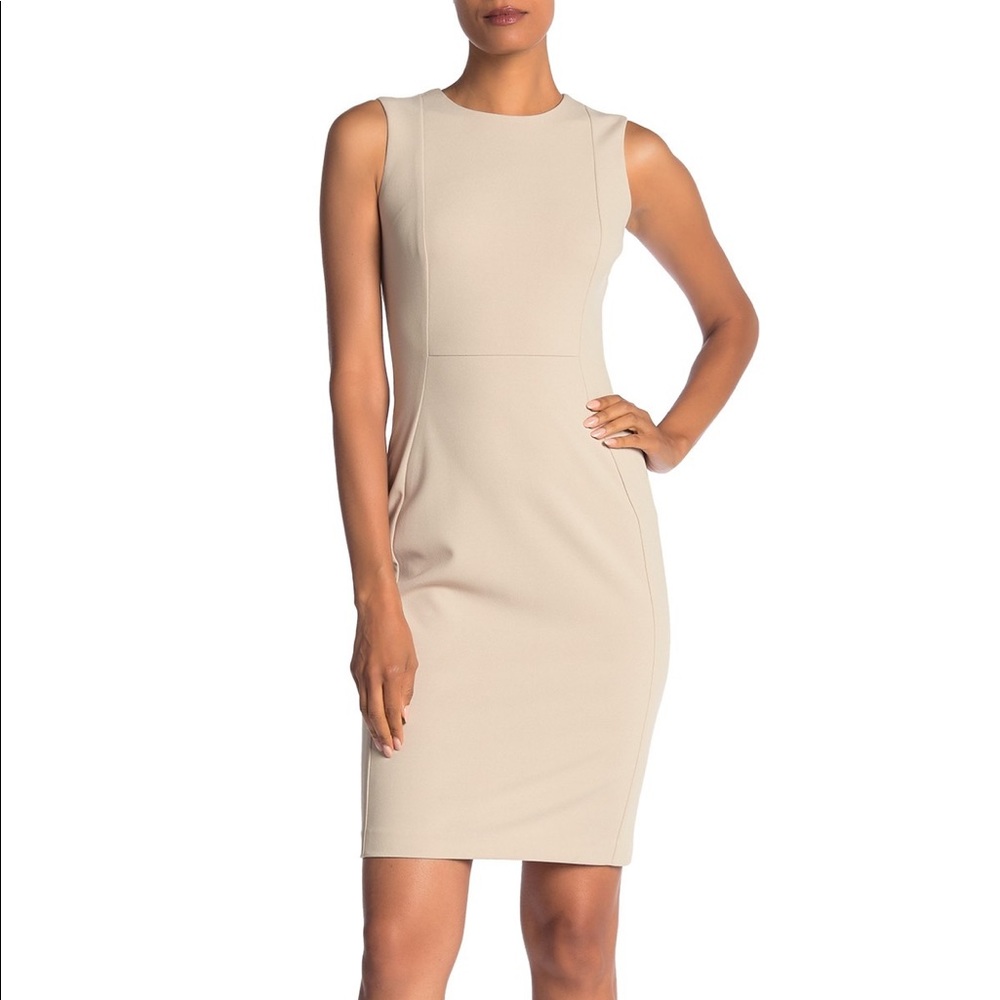 ‼️ SOLD ‼️ Calvin Klein Sleeveless Sheath Dress